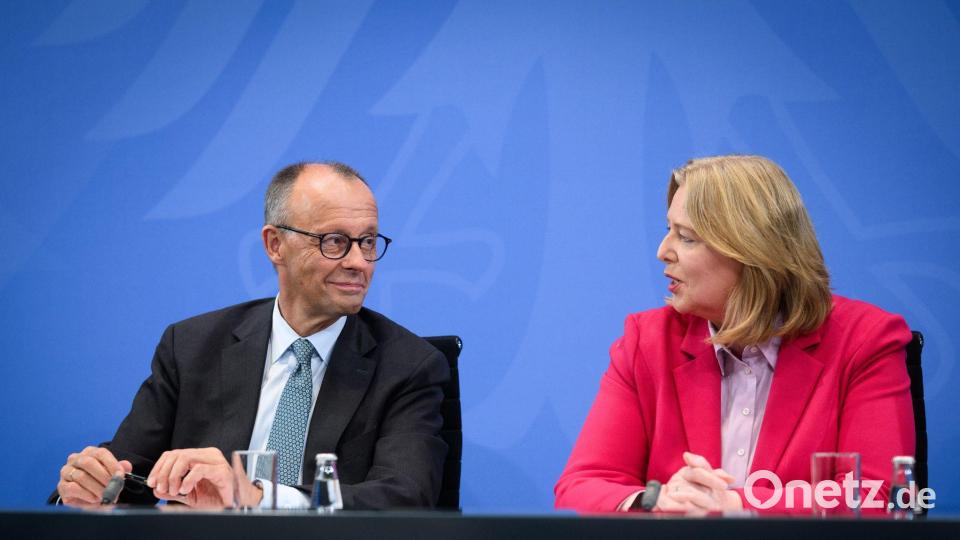 Friedrich Merz und Bärbel Bas hatten ein versöhnliches Abendessen. Bild: Bernd von Jutrczenka/dpa