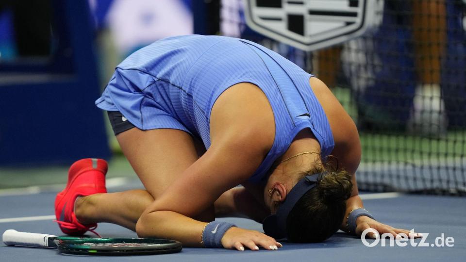 Amanda Anisimova wurde nach ihrem Halbfinaleinzug emotional. Bild: Wu Xiaoling/XinHua/dpa