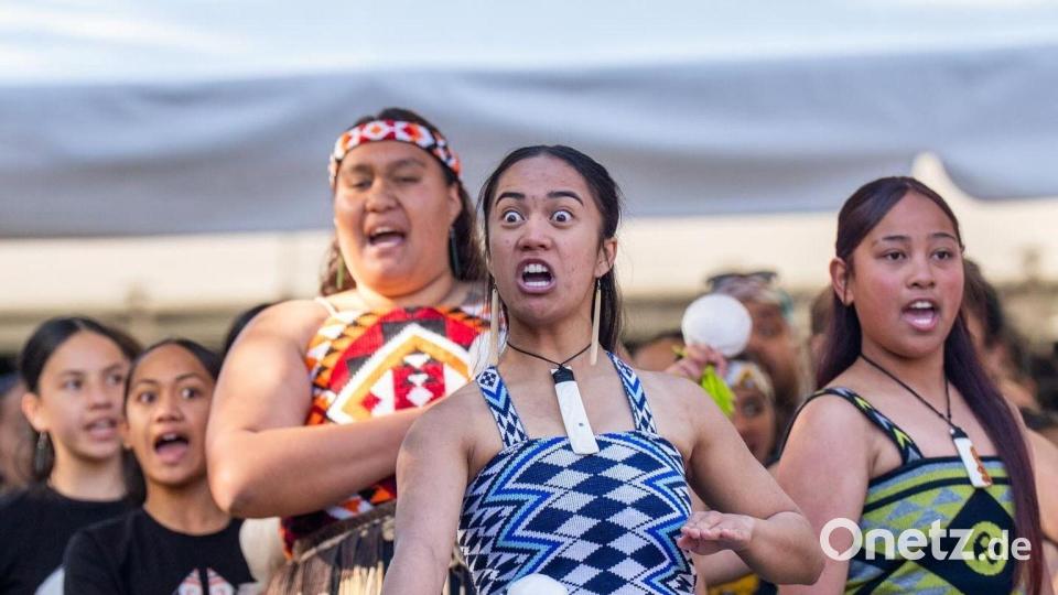 Die Feierlichkeiten dauerten mehrere Tage an. Bild: Te Tari o te Kiingitanga/dpa