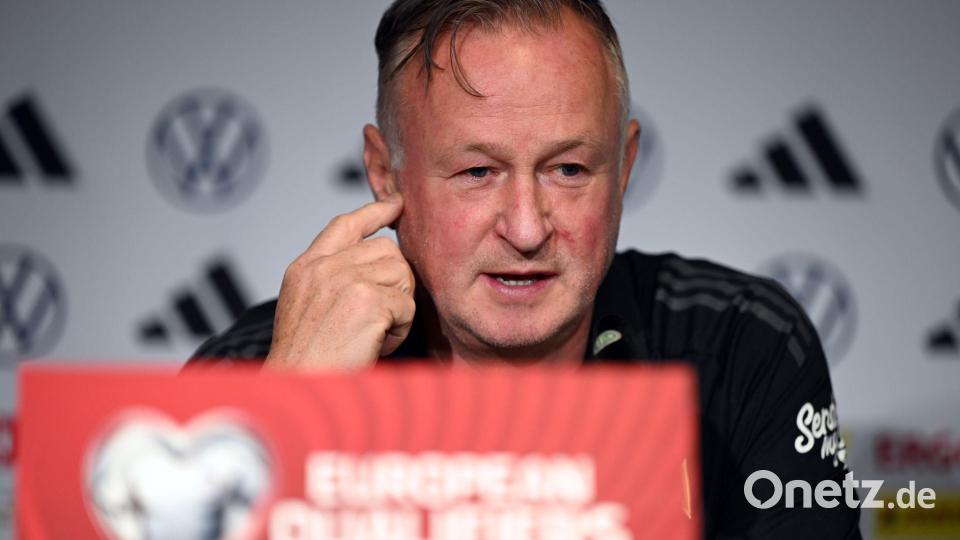 Trainer O&#039;Neill erinnerte an große Tage des nordirischen Fußballs. Bild: Federico Gambarini/dpa