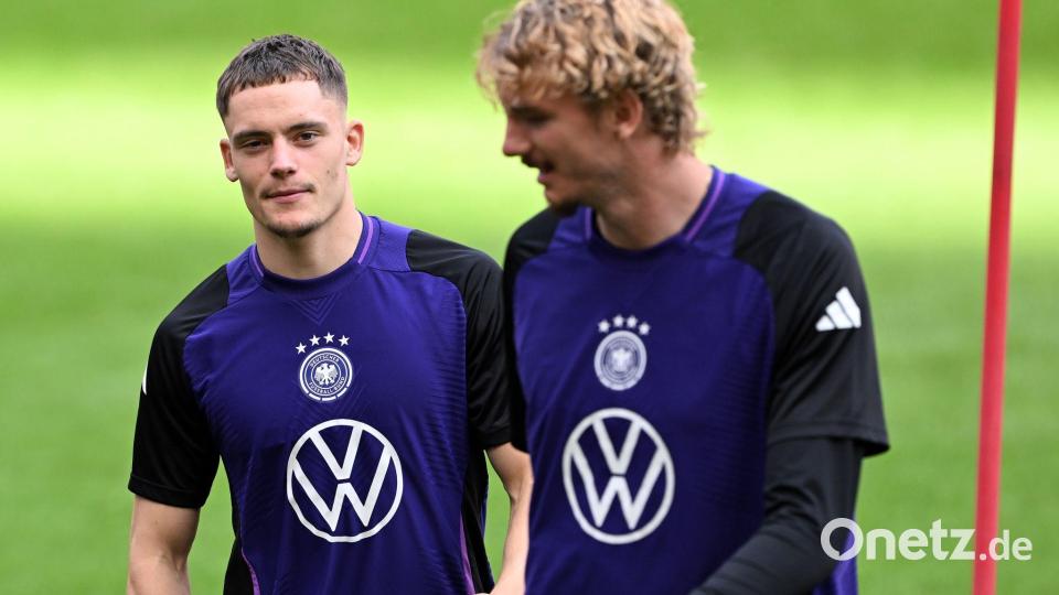 Florian Wirtz (l) und Nick Woltemade: Zündet das Offensivduo in Köln? Bild: Federico Gambarini/dpa