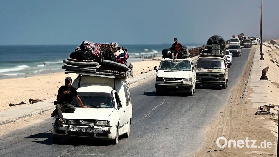 Israels Armee hat die Bewohner der Stadt Gaza zur Evakuierung aufgerufen. (Archivbild) Bild: Belal Abu Amer/APA Images via ZUMA Press Wire/dpa