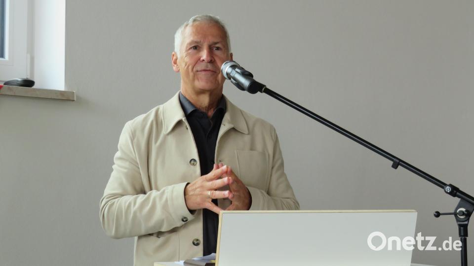 Architekt Olaf Götzer sprach von einer Herzensangelegenheit. Bild: adj