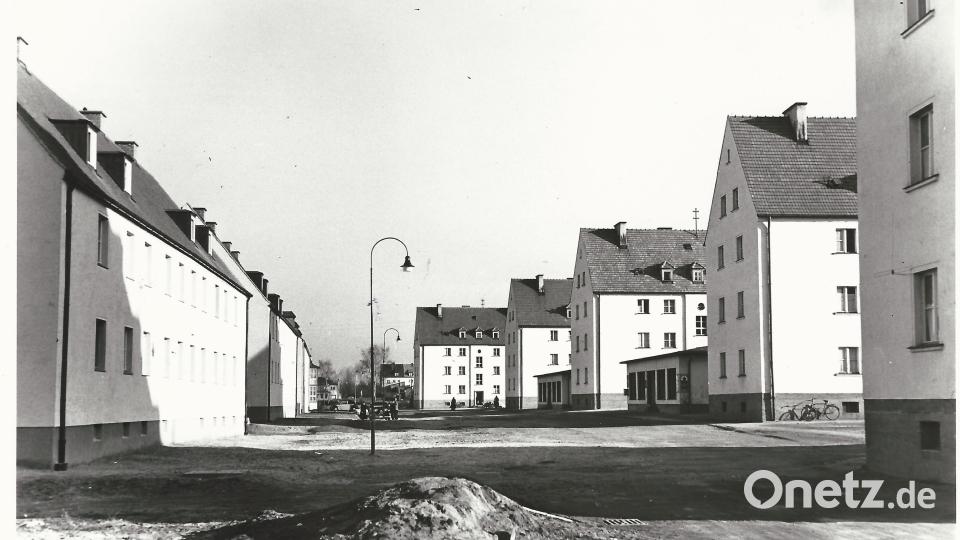 1964 sah die Eichedorffstraße noch trist und langweilig aus. Bild: Kultur- und Militärmuseum Grafenwöhr