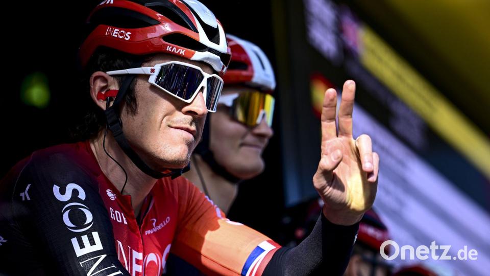 Nach 19 Jahren ist Schluss als Radprofi: Geraint Thomas (Archivbild) Bild: Maarten Straetemans/Belga/dpa