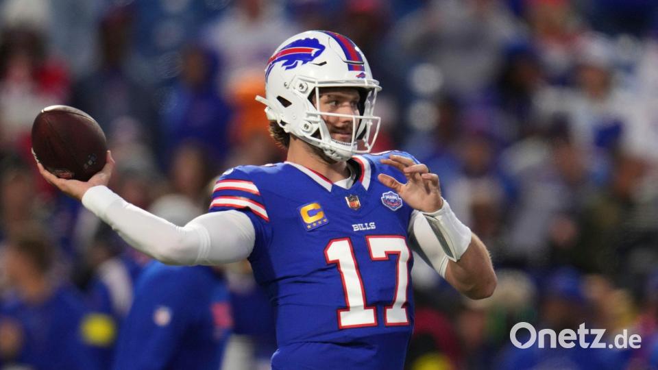 Josh Allen führte die Bills zu einem spektakulären Comeback-Sieg gegen die Ravens. Bild: Gene J. Puskar/AP/dpa