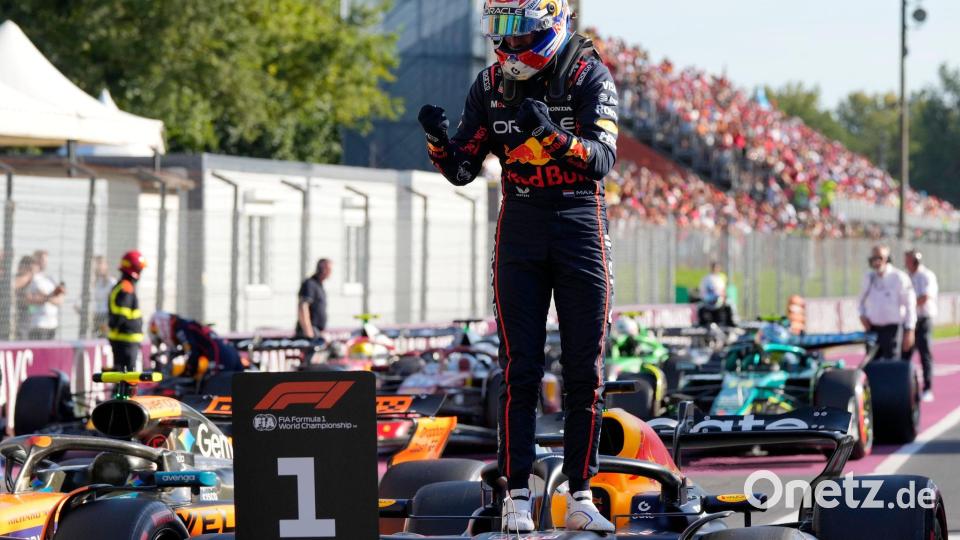 112 Tage musste Max Verstappen auf diesen Sieg warten. Bild: Luca Bruno/AP/dpa
