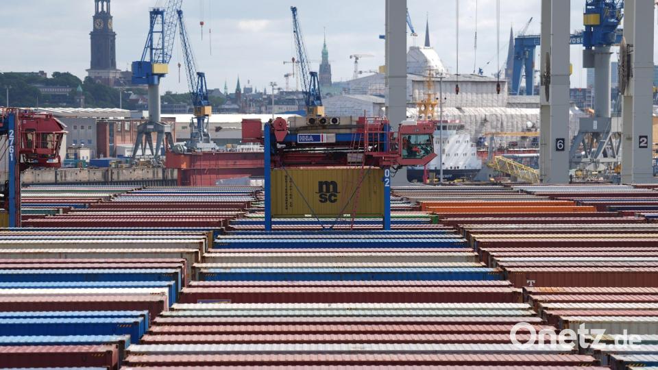 Durchwachsene Juli-Bilanz für den deutschen Außenhandel. (Archivbild) Bild: Marcus Brandt/dpa