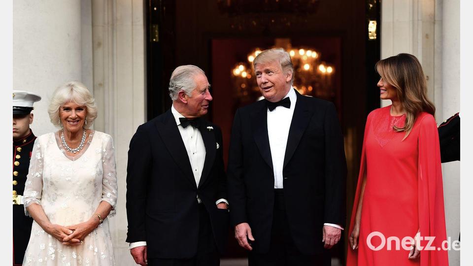 Es ist bereits der zweite Staatsbesuch Trumps in Großbritannien. Schon während seiner ersten Amtszeit wurde ihm der rote Teppich ausgerollt. (Archivfoto) Bild: Victoria Jones/PA Wire/dpa