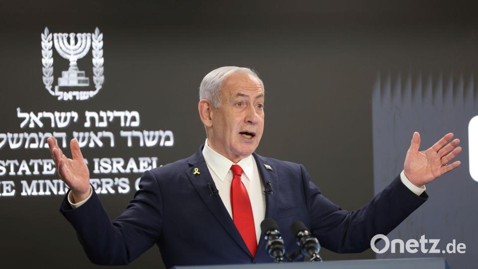 Israels Premier Netanjahu erhöht im Krieg gegen die Hamas den Druck. (Archivbild) Bild: Abir Sultan/Pool EPA/dpa