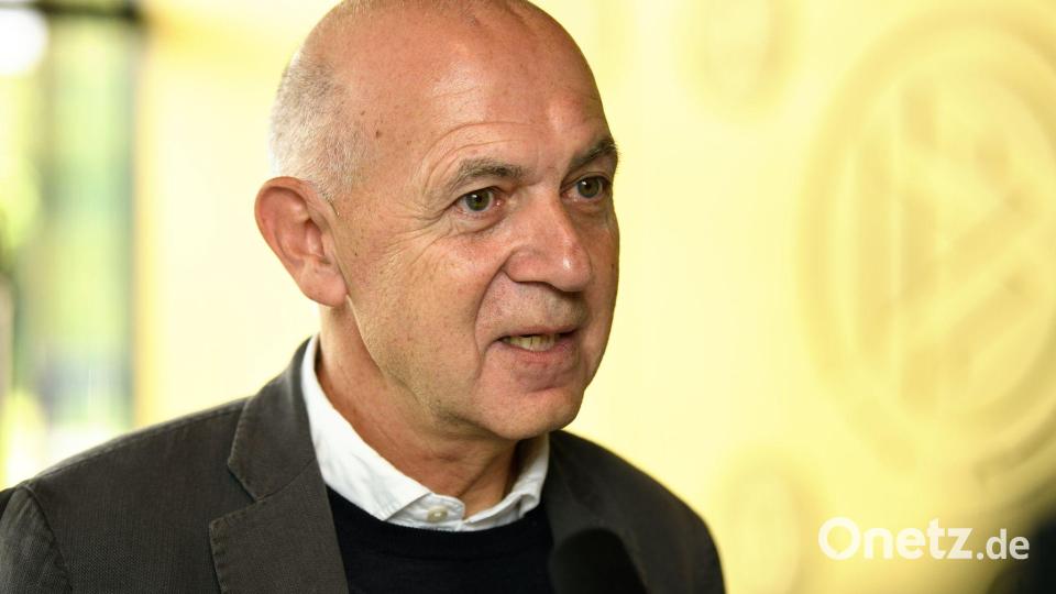 DFB-Präsident Bernd Neuendorf stellte die Initiative vor. (Archivbild) Bild: Ardavan Safari/dpa