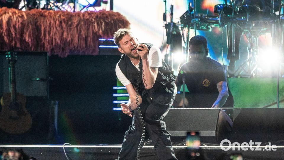 Hinter der Comic-Band Gorillaz verbergen sich der Blur-Sänger Damon Albarn und andere Künstler. (Archivbild) Bild: Amy Harris/Invision/AP/dpa