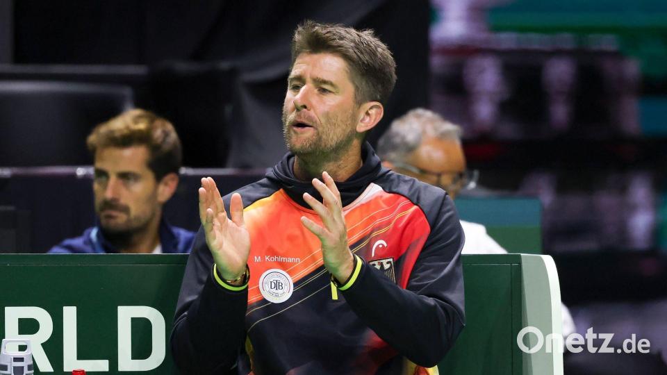 Davis-Cup-Kapitän Michael Kohlmann konnte zufrieden sein mit der Leistung seines Teams. (Archivbild) Bild: Frank Molter/dpa