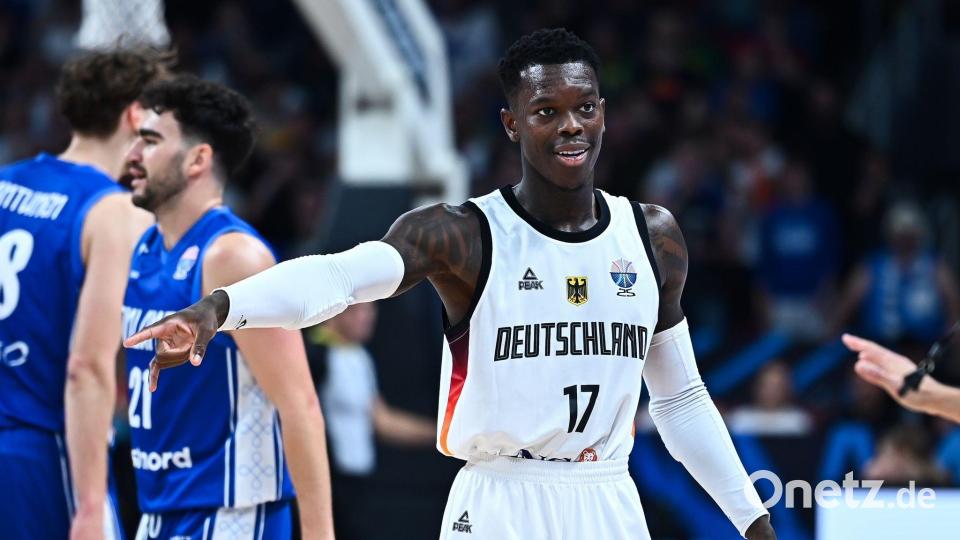 Dennis Schröder gibt bei den deutschen Basketballern die Richtung vor. Bild: Stefanos Kyriazis/LiveMedia-IPA/ZUMA Press Wire/dpa