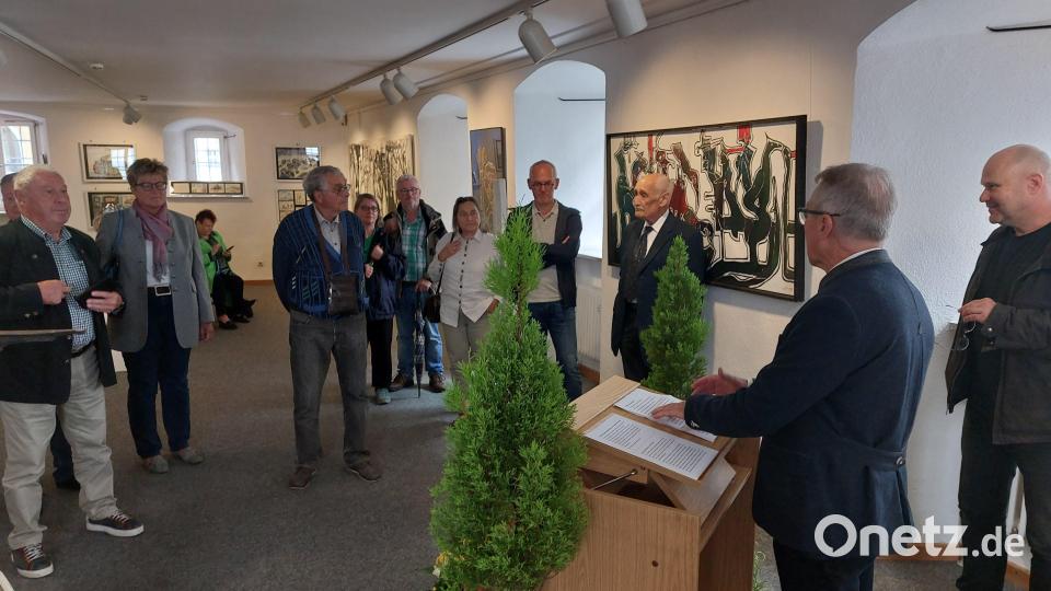 Unter dem Titel „Krieg und Vertreibung – nach 80 Jahren“ eröffnete am Sonntag in der Galerie des Alten Schulhauses eine außergewöhnliche Ausstellung. Bild: Kunz