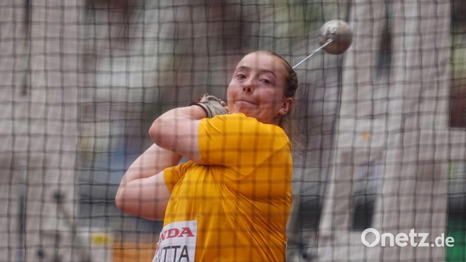 In der Qualifikation ausgeschieden: Hammerwerferin Samantha Borutta. Bild: Michael Kappeler/dpa