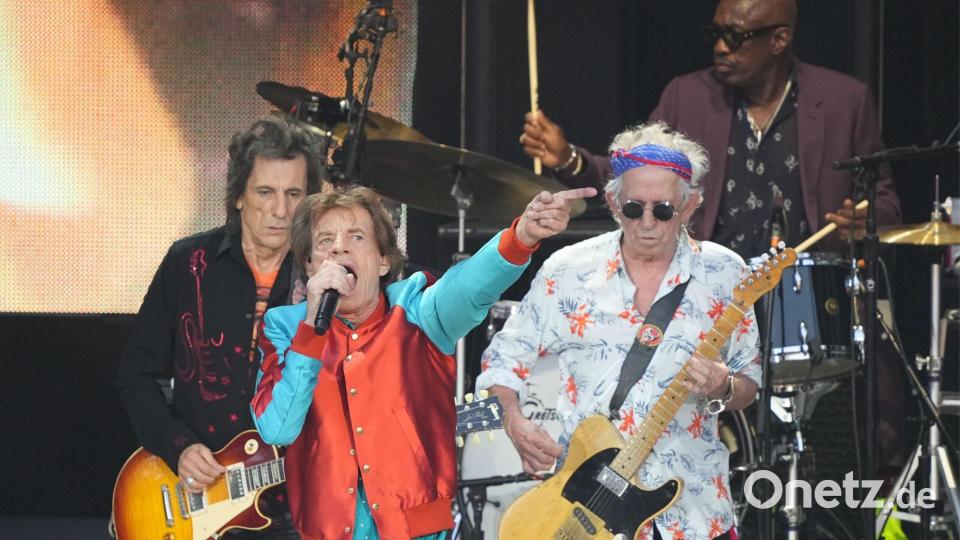 Die Stones kehren später öfter zurück - hier 2022. (Archivbild) Bild: Soeren Stache/dpa
