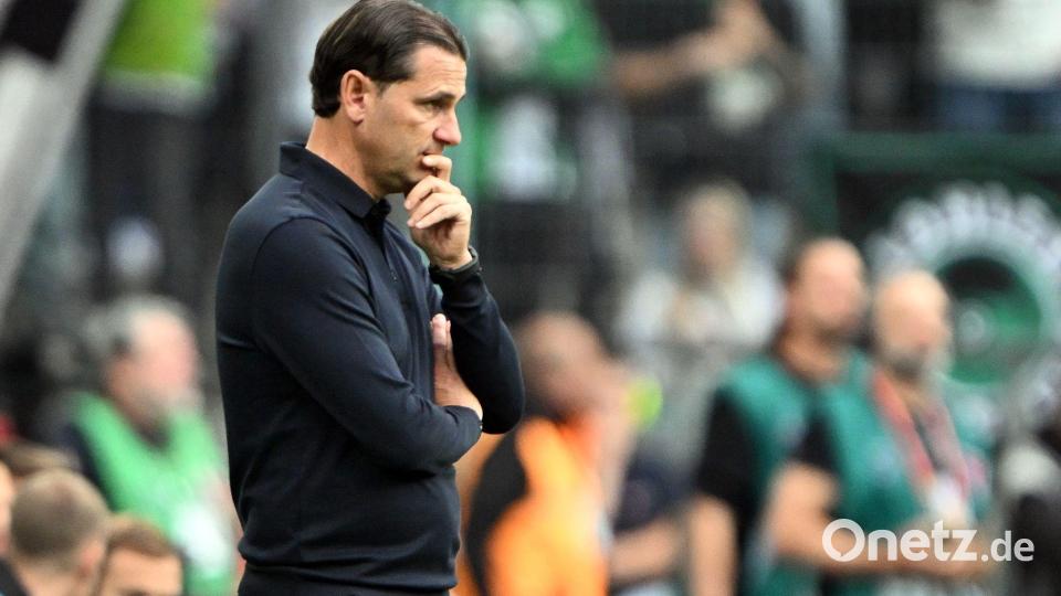 Wie geht es weiter mit Trainer Gerardo Seoane bei Borussia Mönchengladbach? Bild: Federico Gambarini/dpa