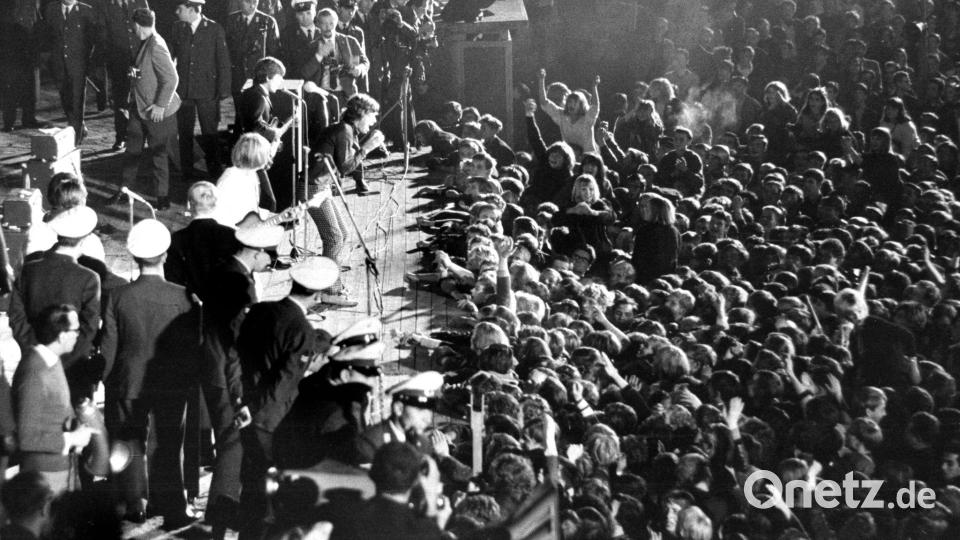 Beim Konzert kommt es zu Ausschreitungen zwischen Fans, Ordnern und Polizei. (Archivbild) Bild: Konrad Giehr/dpa