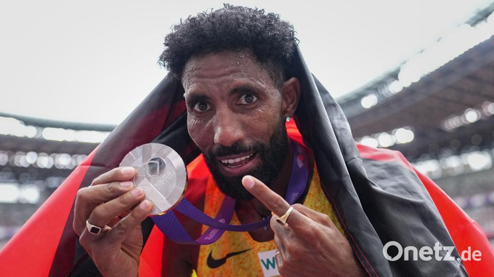 Amanal Petros holte WM-Silber im Marathon. Bild: Michael Kappeler/dpa