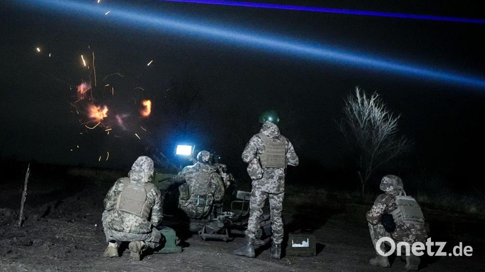 Ein ukrainischer mobiler Drohnen-Abwehrtrupp beim Training östlich der Hafenstadt Odessa. (Archivbild) Bild: Kay Nietfeld/dpa