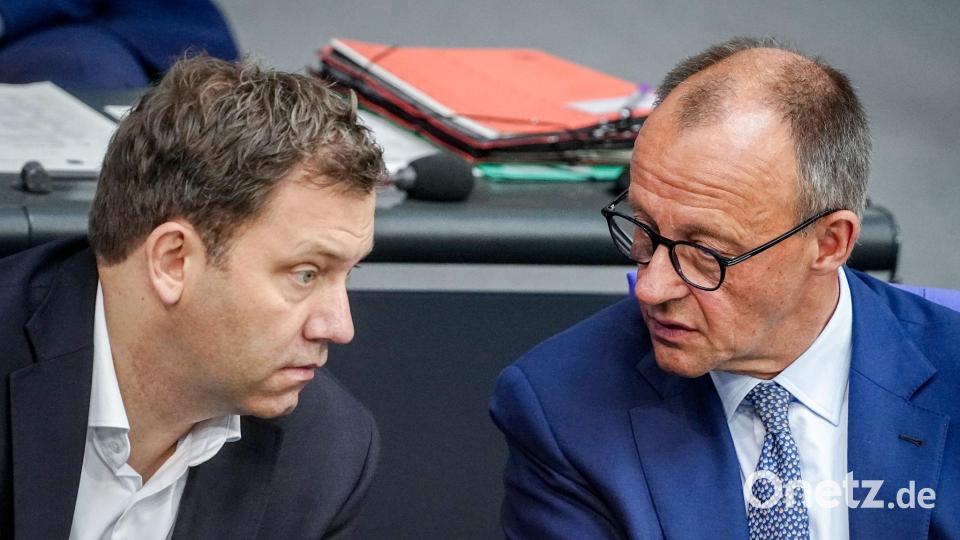 Für die schwarz-rote Regierung ist es der erste Haushalt. (Archivbild) Bild: Kay Nietfeld/dpa