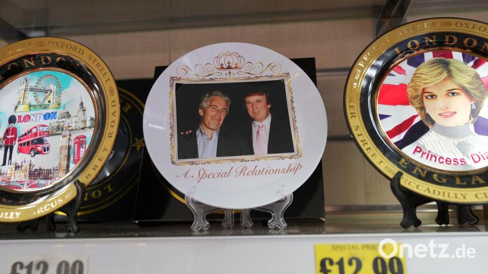 Es gibt Spekulationen um Epstein und Trump (Archivbild). Bild: Kin Cheung/AP/dpa