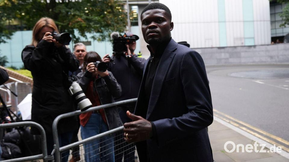 Der ehemalige Arsenal-Profi Thomas Partey wies Vergewaltigungsvorwürfe vor Gericht zurück. Bild: Ben Whitley/PA Wire via AP/dpa