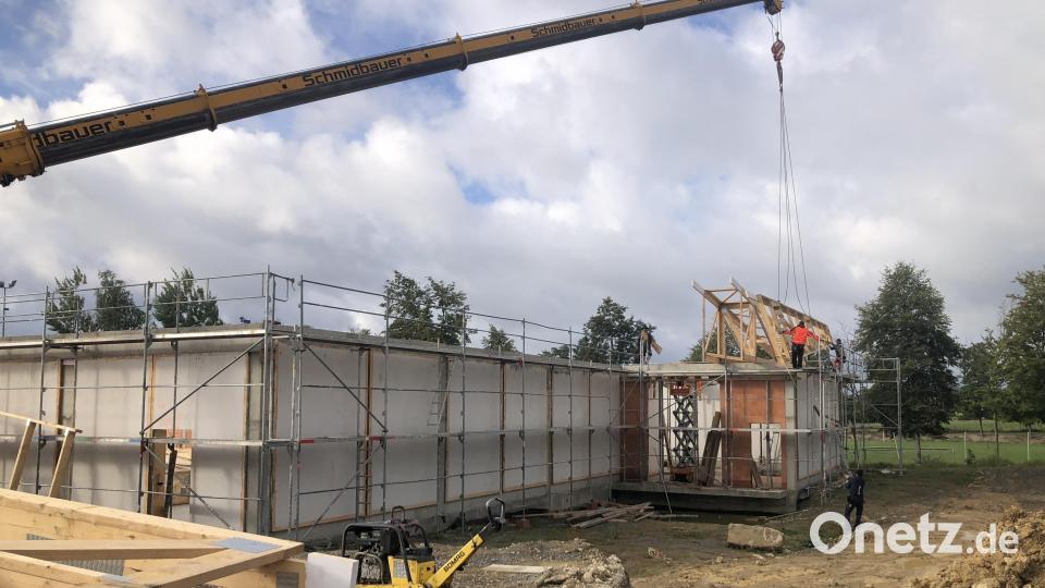 In wenigen Tagen darf die Norma in Wiesau Richtfest feiern. Bild: wro