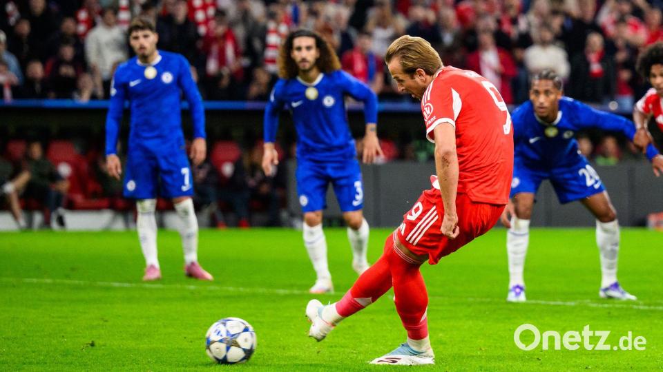 Mal wieder eiskalt vom Punkt: Harry Kane. Bild: Tom Weller/dpa