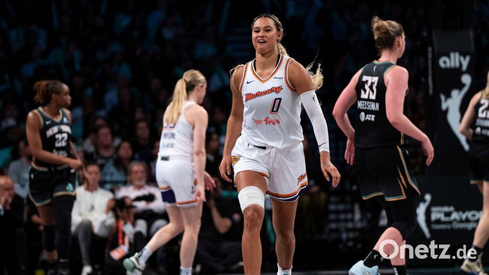 Satou Sabally spielte stark verbessert im zweiten Playoff-Duell. Bild: Angelina Katsanis/AP/dpa