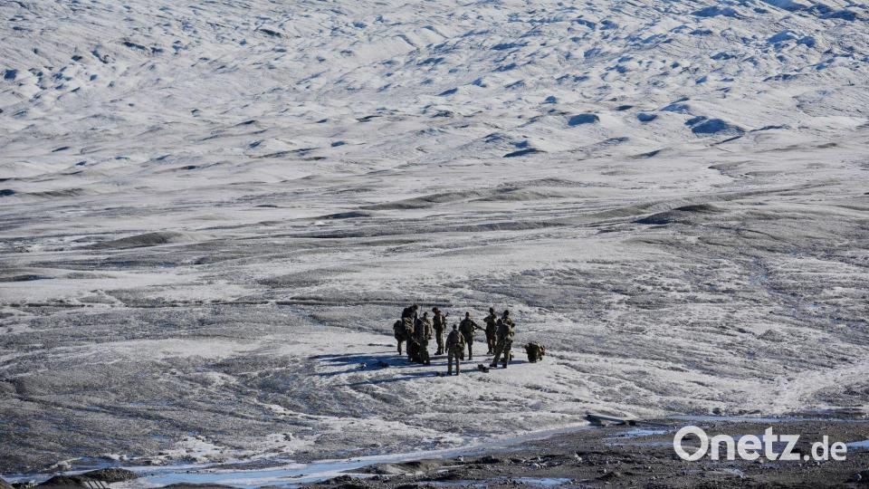 Dänische Streitkräfte nehmen an einer Übung in Grönland mit Hunderten von Soldaten aus mehreren europäischen NATO-Mitgliedsstaaten teil. Bild: Ebrahim Noroozi/AP/dpa