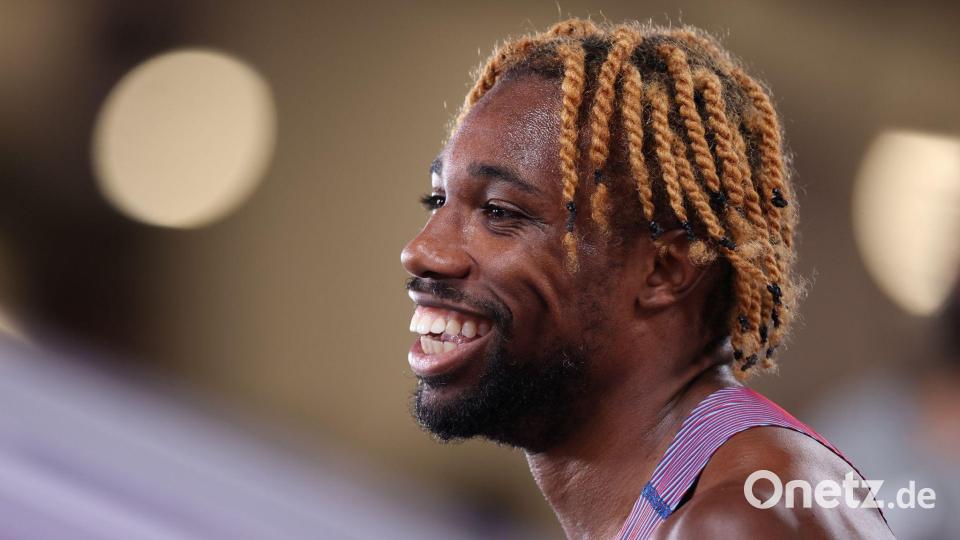 Noah Lyles will ein WM-Kunststück wie Bolt schaffen. Bild: Oliver Weiken/dpa