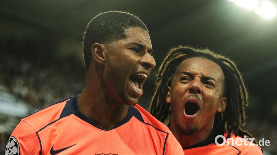 Marcus Rashford (links) traf doppelt für den FC Barcelona Bild: Jon Super/AP/dpa