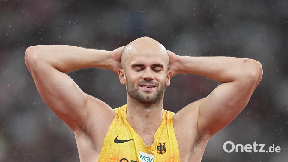 Julian Weber geht wieder einmal bei einer WM leer aus. Bild: Michael Kappeler/dpa