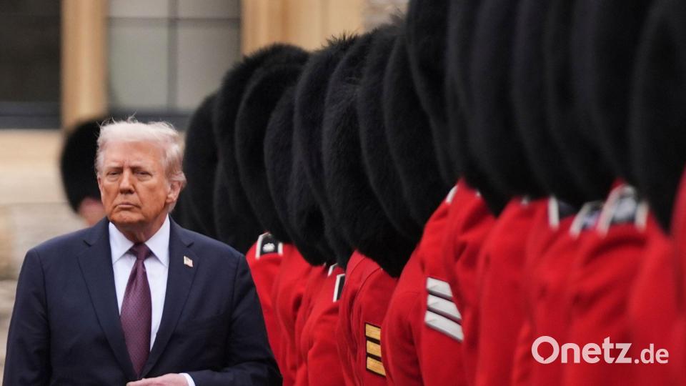 Trump ist ein Fan der britischen Monarchie. Bild: Evan Vucci/AP/dpa