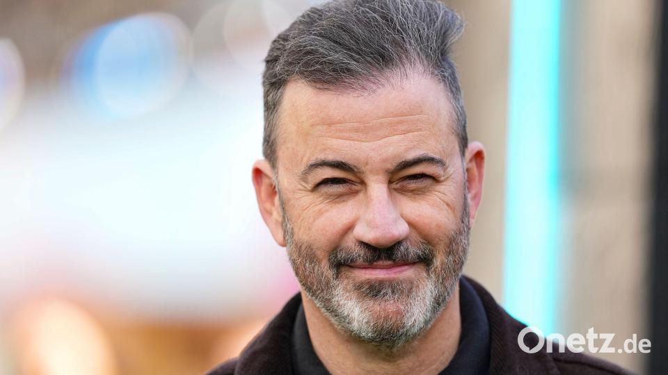 Talkmaster Jimmy Kimmel ist erstmal weg vom Bildschirm. (Archivbild) Bild: Scott A Garfitt/Invision/AP/dpa