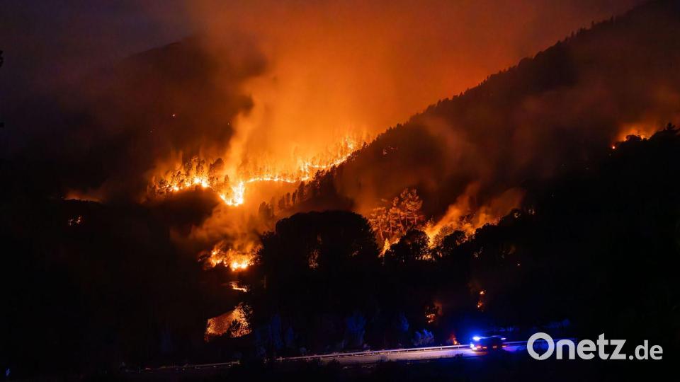 Waldbrände verursachen hohe Kohlenstoff-Emissionen. (Archivbild) Bild: Adrián Irago/EUROPA PRESS/dpa