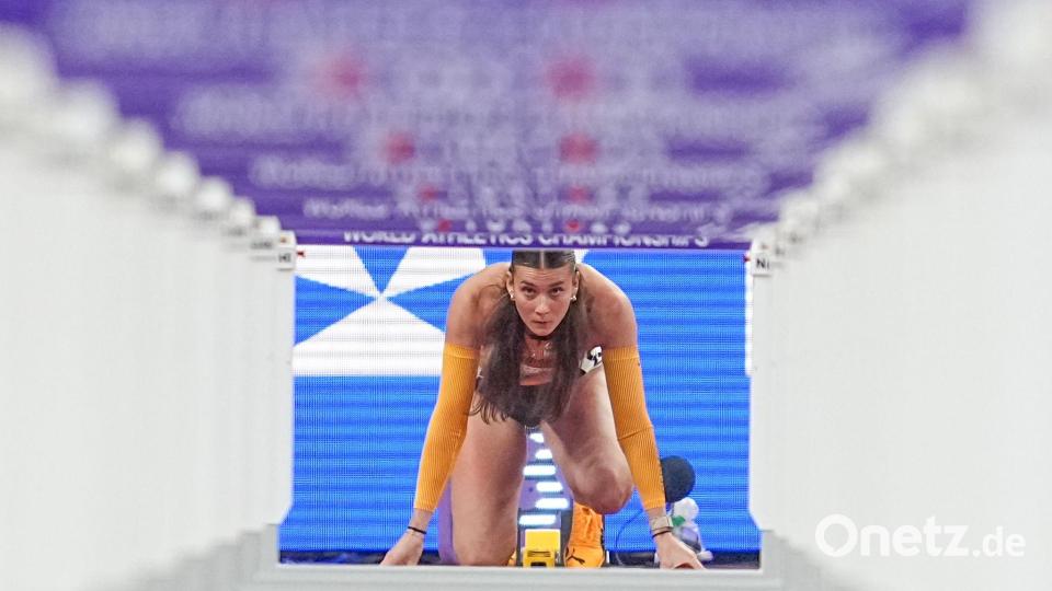 Gut unterwegs: Siebenkämpferin Sandrina Sprengel. Bild: Michael Kappeler/dpa