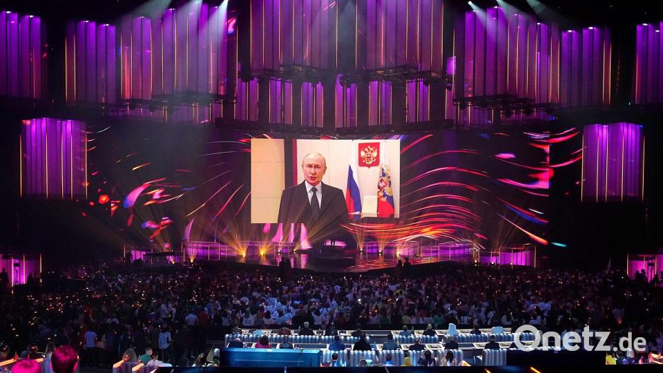 Für Putin war der Musikwettbewerb auch ein politisches Prestigeprojekt. Bild: Alexander Zemlianichenko/AP/dpa