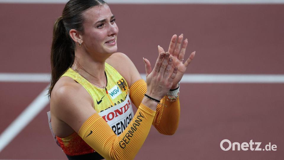 Siebenkämpferin Sandrina Sprengel überraschte. Bild: Oliver Weiken/dpa