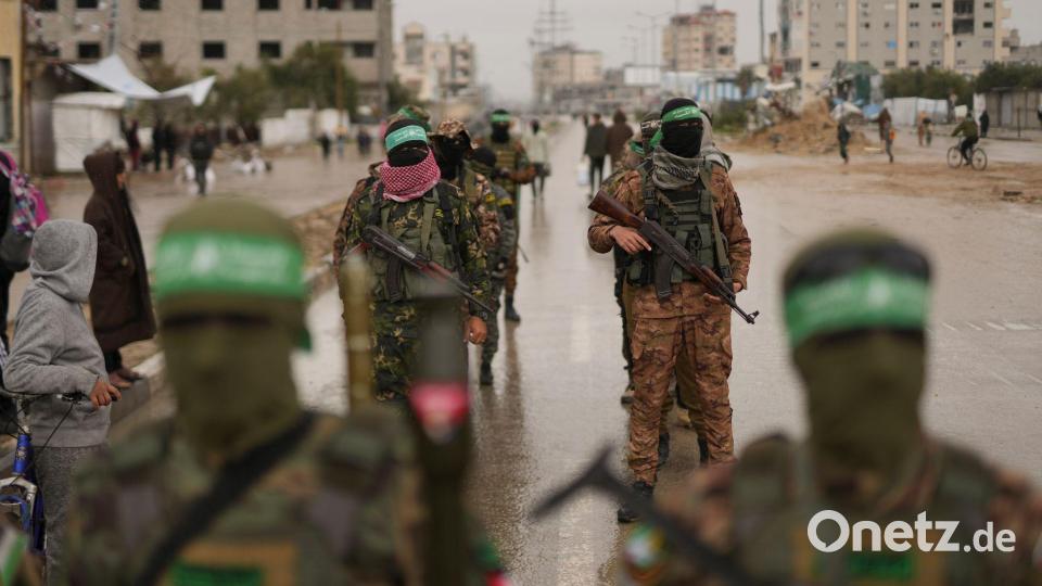 Die Hamas drohte Israels Armee angesichts der kürzlich begonnen Bodenoffensive in der Stadt Gaza mit Tausenden Hinterhalten. (Archivbild) Bild: Abdel Kareem Hana/AP/dpa