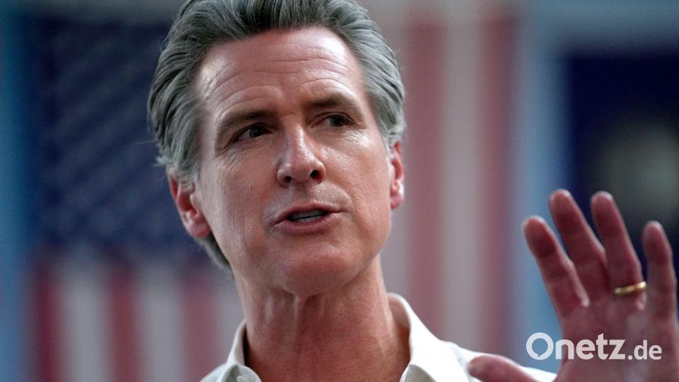 Newsom findet es „beschämend, welche Mitschuld so viele Länder auf sich geladen haben“. (Archivbild) Bild: Steven Senne/AP/dpa