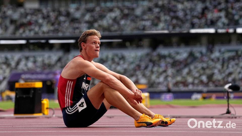 Der Topfavorit Sander Skotheim ist raus. Bild: Petr David Josek/AP/dpa