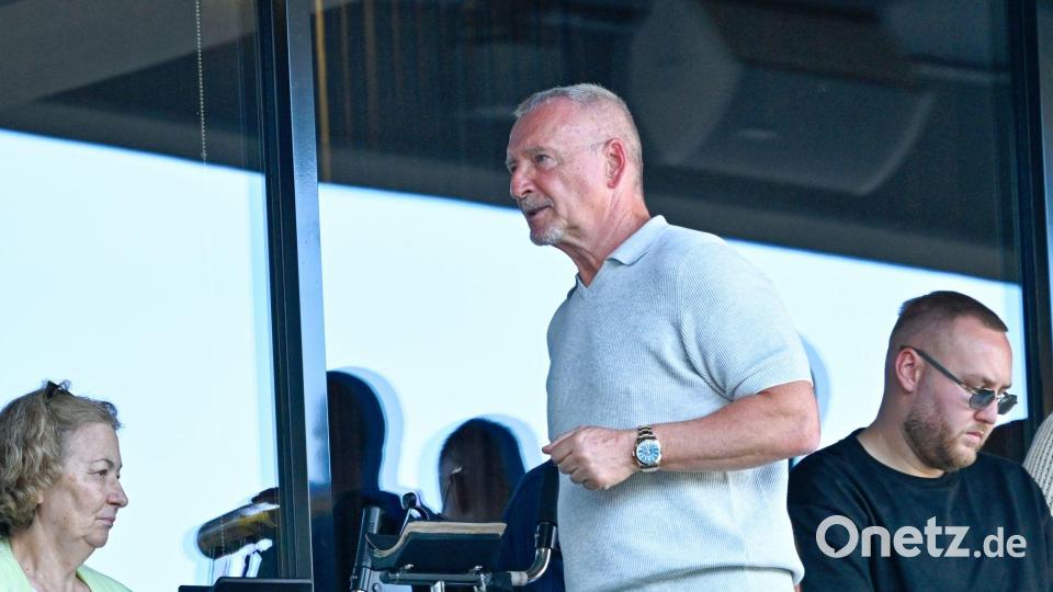 Direkt wieder im Stadion: Roger Wittmann. Bild: Uwe Anspach/dpa
