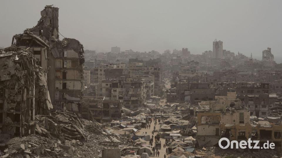 Zerstörungen im Gazastreifen. (Archivbild) Bild: Jehad Alshrafi/AP/dpa
