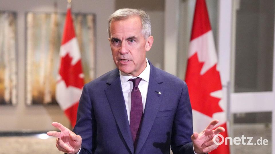 Auch Kanadas Premier Carney gab die Anerkennung eines Staates Palästina durch sein Land bekannt. (Archivbild) Bild: Chris Young/The Canadian Press via AP/dpa