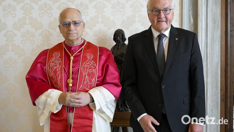 Steinmeier sieht den Papst und Vatikan als wichtige Vermittler in internationalen Konflikten. Bild: Vatican Media/IPA via ZUMA Press/dpa