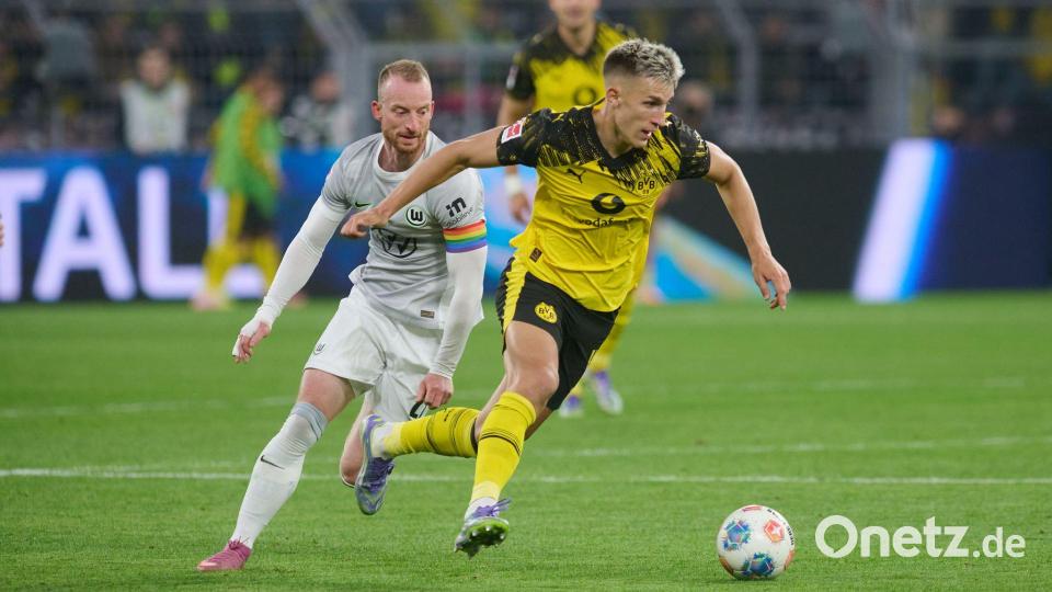 Nationalspieler Nico Schlotterbeck (r) überzeugte bei seinem Comeback. Bild: Bernd Thissen/dpa