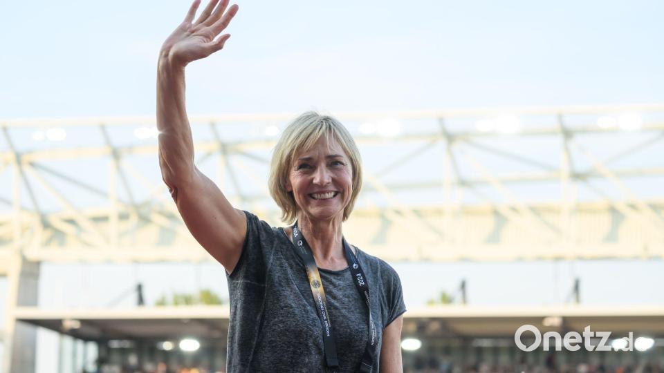 Heike Drechsler gefiel der Auftritt des deutschen Teams in Tokio. Bild: Robert Michael/dpa
